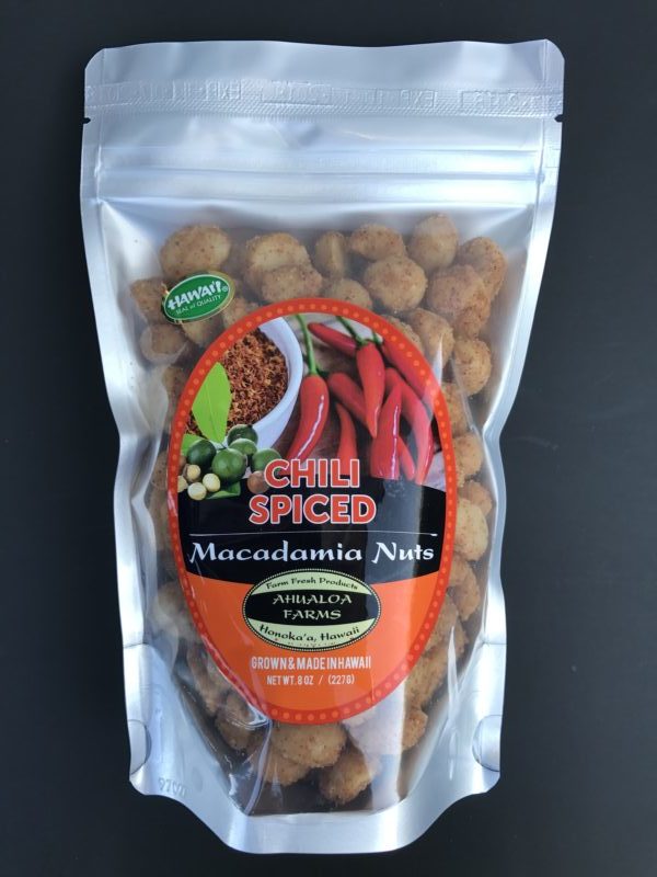 Chili Spiced Macadamia Nuts - Tutu's Pantry