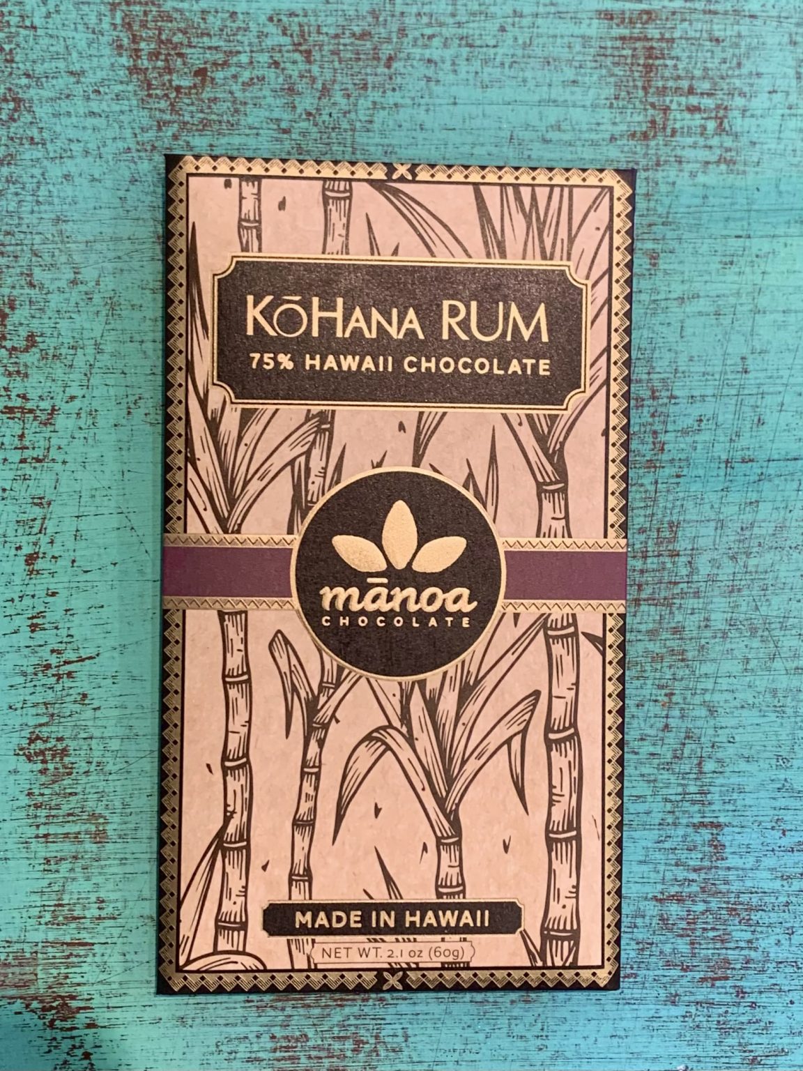 KōHana Rum Manoa Chocolate - 75% Hawaii Chocolate - Tutu's Pantry